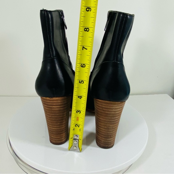 Madewell Boots Italian Leather Ankle Booties Black Size Women's 10M Pointed Toe - Picture 5 of 10